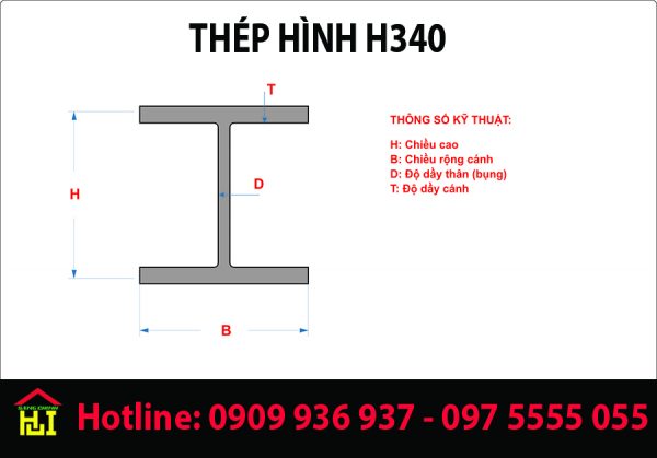 Bảng Báo Giá Thép Hình H340